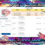 BUKTI JACKPOT SLOT MAHJONG WAYS TERPERCAYA DI INDONESIA TGL 25-12-2024