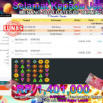 BUKTI JACKPOT SLOT GATES OF OLYMPUS 1000 TERPERCAYA DI INDONESIA TGL 22-12-2024