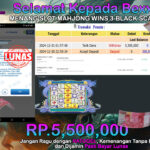 BUKTI JACKPOT SLOT MAHJONG WINS 3-BLACK SCATER TERPERCAYA DI INDONESIA TGL 31-12-2024