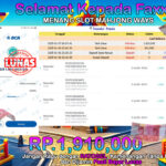 BUKTI JACKPOT SLOT MAHJONG WAYS  TERPERCAYA DI INDONESIA TGL 07-01-2025