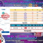 BUKTI JACKPOT LIVE SICBO DICE TERPERCAYA DI INDONESIA TGL 21-01-2025