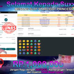 BUKTI JACKPOT SLOT STARLIGHT PRINCESS TERPERCAYA DI INDONESIA TGL 15-01-2025