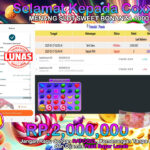 BUKTI JACKPOT SLOT SWEET BONANZA 1000 TERPERCAYA DI INDONESIA TGL 27-02-2025