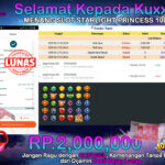 BUKTI JACKPOT SLOT STARLIGHT PRINCESS 1000 TERPERCAYA DI INDONESIA TGL 17-03-2025