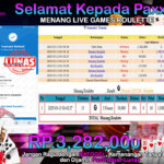 BUKTI JACKPOT LIVE GAMES ROULETTE TERPERCAYA DI INDONESIA TGL 17-03-2025