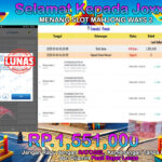 BUKTI JACKPOT SLOT MAHJONG WAYS 2 TERPERCAYA DI INDONESIA TGL 16-03-2025