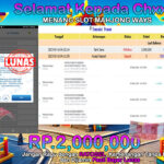 BUKTI JACKPOT SLOT MAHJONG WAYS TERPERCAYA DI INDONESIA TGL 16-03-2025